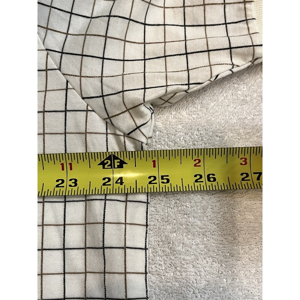 NWT Polo Ralph Lauren Short Sleeve Polo Mens XL Ivory Check Pony Vintage NOS - Picture 8 of 8